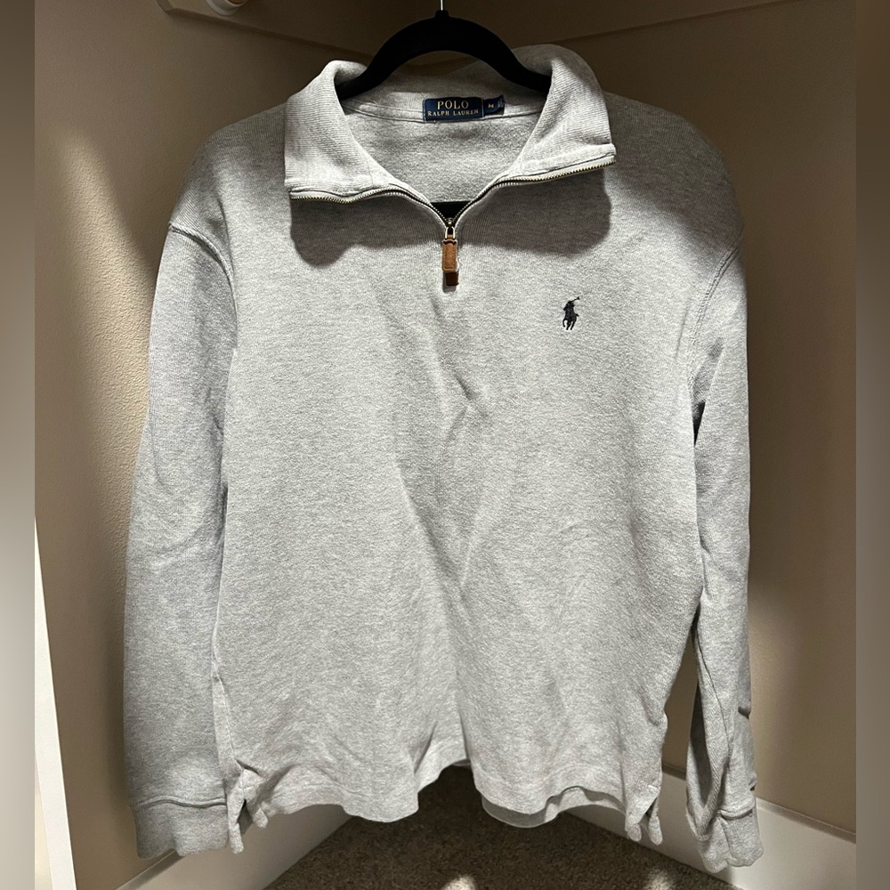 Men’s Ralph Lauren Polo Quarter Zip Sweater Medium